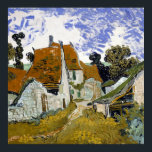Street in Auvers-sur-Oise by Vincent van Gogh      Poster<br><div class="desc">A beautiful print of "Street in Auvers-sur-Oise" painted in 1890 by Vincent van Gogh (1853-1890).</div>