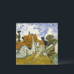 Street in Auvers-sur-Oise Vincent  van Gogh<br><div class="desc">Street in Auvers-sur-Oise.  Vincent Willem van Gogh. Nice village landscape. Street of a small town with stone houses under red roofs. There are trees in the background. Clouds are running across the blue sky. Reproduction of famous works of art  images in the public domain.</div>