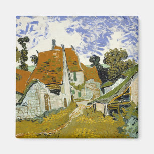 Street in Auvers-sur-Oise Vincent  van Gogh    Magnet