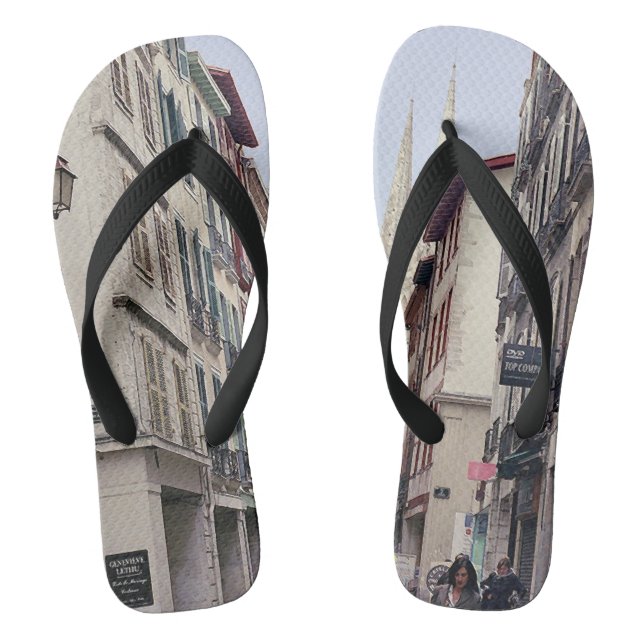 Street in Bayonne Flip Flops (Footbed)