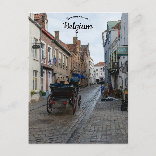 Street in Belgium Postcard (Front)