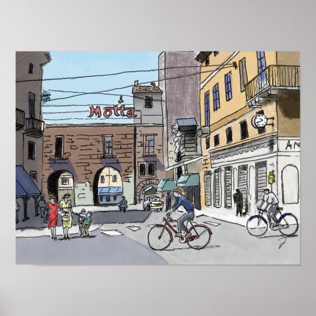 Street in Italy # 22Poster Poster (Front)