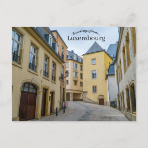 Street in Luxembourg Postcard