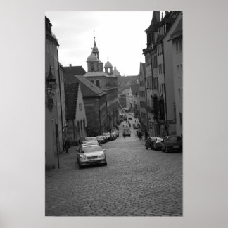 street in nurenburg poster