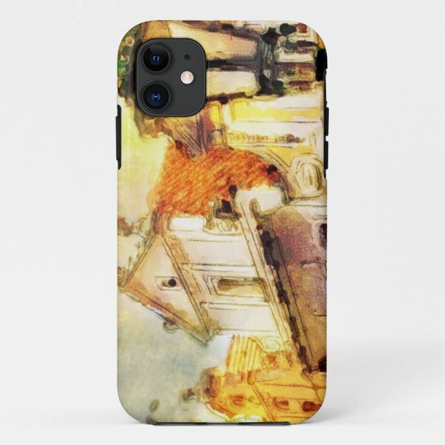 Street in old part of prague Case-Mate iPhone case (Back)