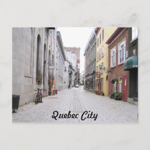 Street in Old Quebec City Postcard