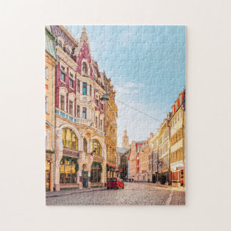 Street in Old Town Riga Latvia Jigsaw Puzzle