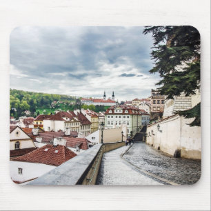 Street in Prague downtown Mouse Pad