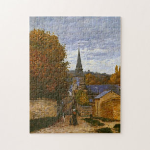 Street in Sainte-Adresse Monet Fine Art Jigsaw Puzzle