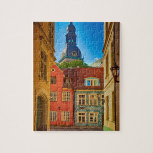 Street in the Old Town Estonia Jigsaw Puzzle