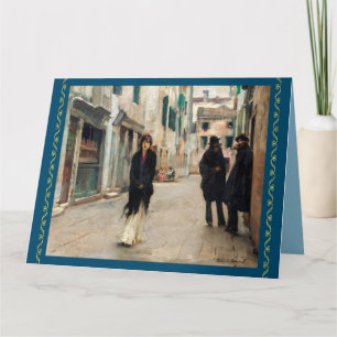 Street in Venice by John Sargent   Card