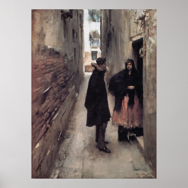 Street In Venice Poster (Front)