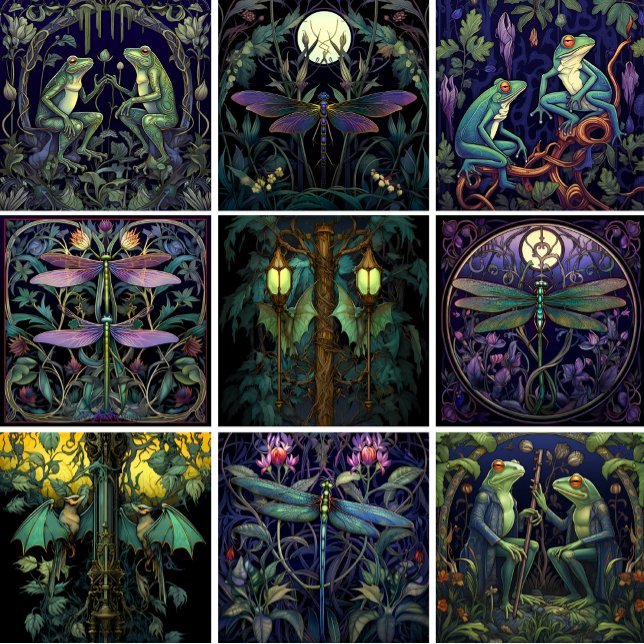Street Lamp Bats Tile (Swamp Collection) (Swamp Tile Set)
