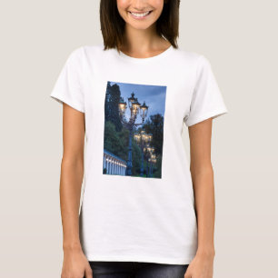 Street lamps at night, Germany T-Shirt