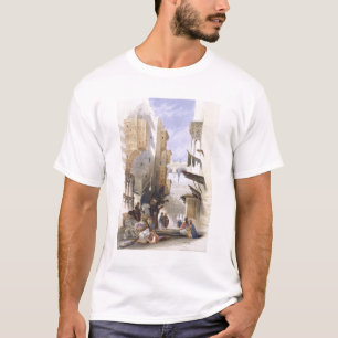Street Leading to El Azhar, Grand Cairo, pub. 1846 T-Shirt
