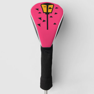 Street Light and Moths Driver Golf Head Cover