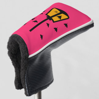 Street Light and Moths Putter Golf Head Cover