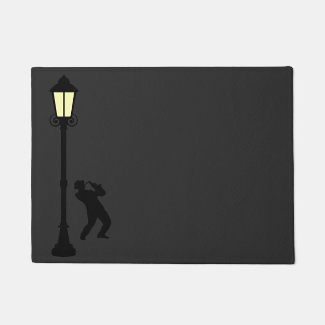 Street light horn musician doormat (Front)