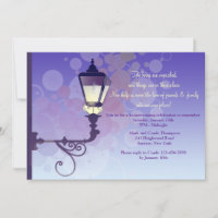 Street Light Housewarming Party Invitation