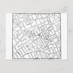 STREET MAP POSTCARD