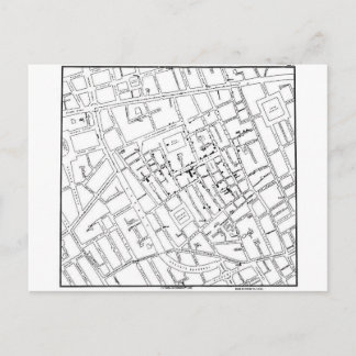 STREET MAP POSTCARD