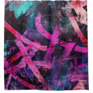 Street Mural with Layered Drips & Urban Color (4)