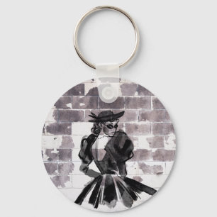 "Street Muse – Fashion on the Wal Keychain