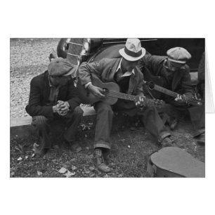 Street musicians, Maynardville, Tennessee, 1935