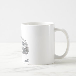 street of the old town coffee mug