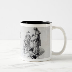 Street Performers, c.1839-43 Two-Tone Coffee Mug