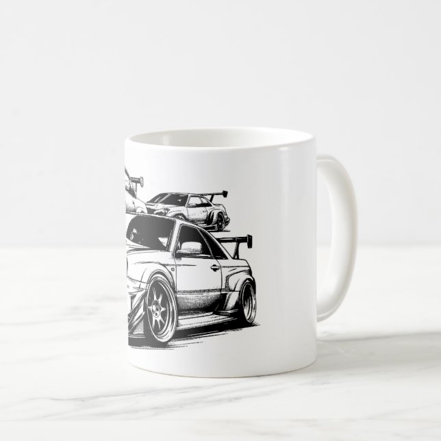 ‘Street Racer’ Game Coffee Mug (Front Right)