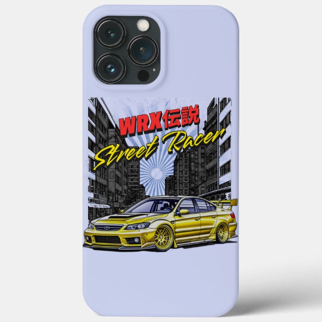 STREET RACER - IMPREZA WRX LEGEND Case-Mate iPhone CASE (Back)