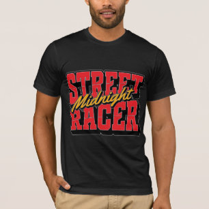 Street Racer Midnight Edition - Racing Car Graphic T-Shirt