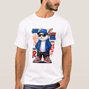 Street Rebel Rabbit – Urban Cool Graphic Streetwea T-Shirt
