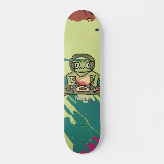  Street Retro Frog with Headphones | Funny  Skateboard