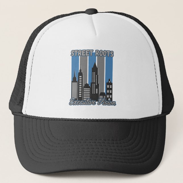 Street Roots Executive Vision™ Crowned Duality Trucker Hat (Front)