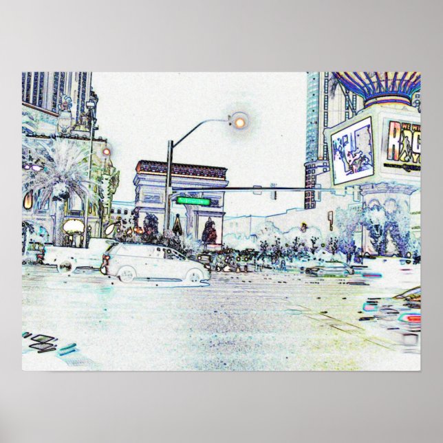 Street Scene 01 Poster (Front)