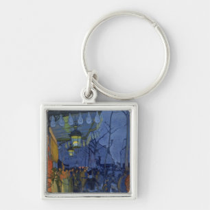 Street Scene, at Five in the Afternoon, 1887 Keychain