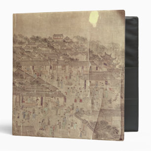 Street scene, Chinese, Ming Dynasty Binder