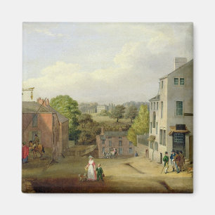 Street Scene in Chorley, Lancashire, with a View o Magnet