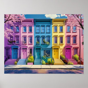 Street scene NYC Poster