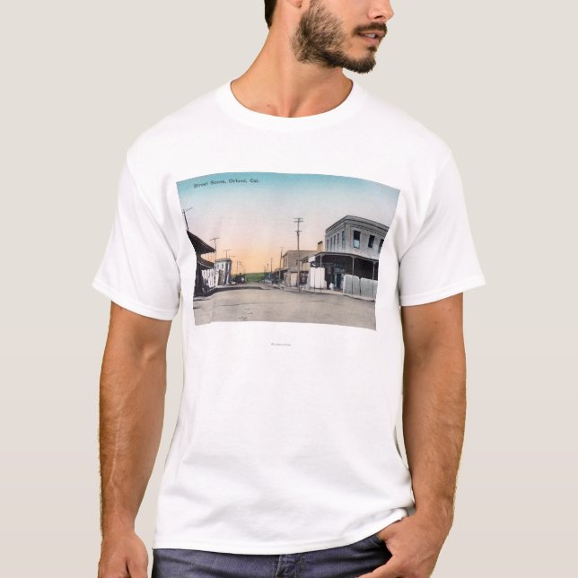 Street SceneOrland, CA T-Shirt (Front)