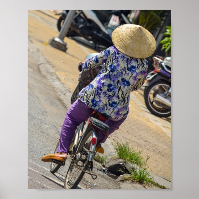 Street Scenery in Vietnam  Poster (Front)