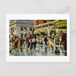 Street Scrubbers at Tulip Time Holland, Michigan Postcard