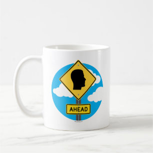 Street Sign AHEAD Coffee Mug