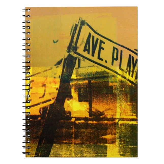 Street Sign Notebook (Front)