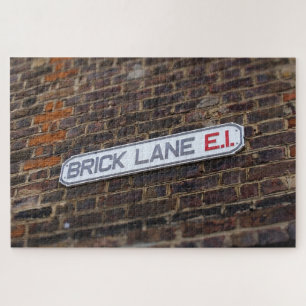 Street Signs of London Brick Lane - 20x30 -1014 pc Jigsaw Puzzle