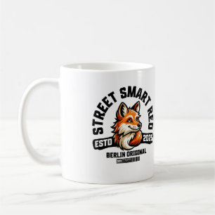 Street Smart Red Fox – Berlin Original Urban Vibes Coffee Mug
