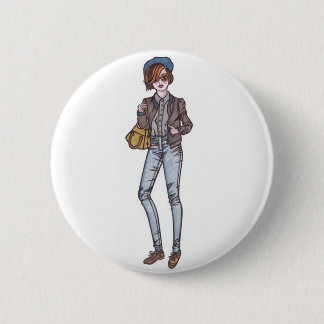 street style 2 inch round button