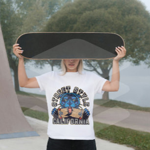 Street Style California Skateboarding T-Shirt
